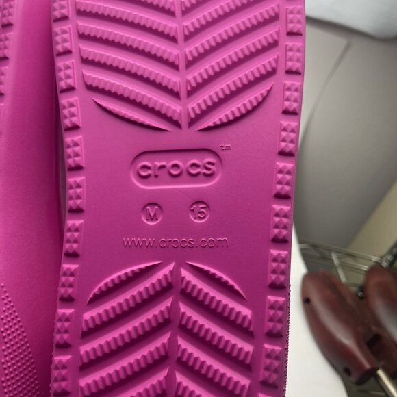 CROCS X BARBIE CLASSIC COZZZY SANDAL SIZE US 15 MENS NEW - Picture 7 of 9